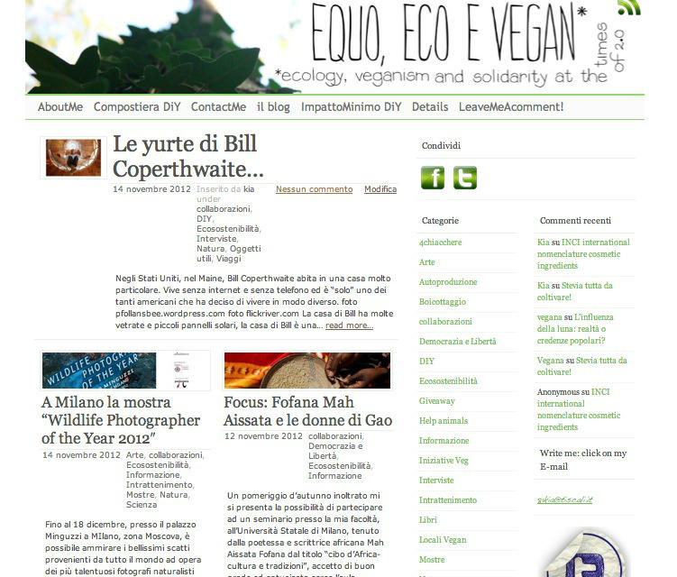 web site equo eco e vegan it