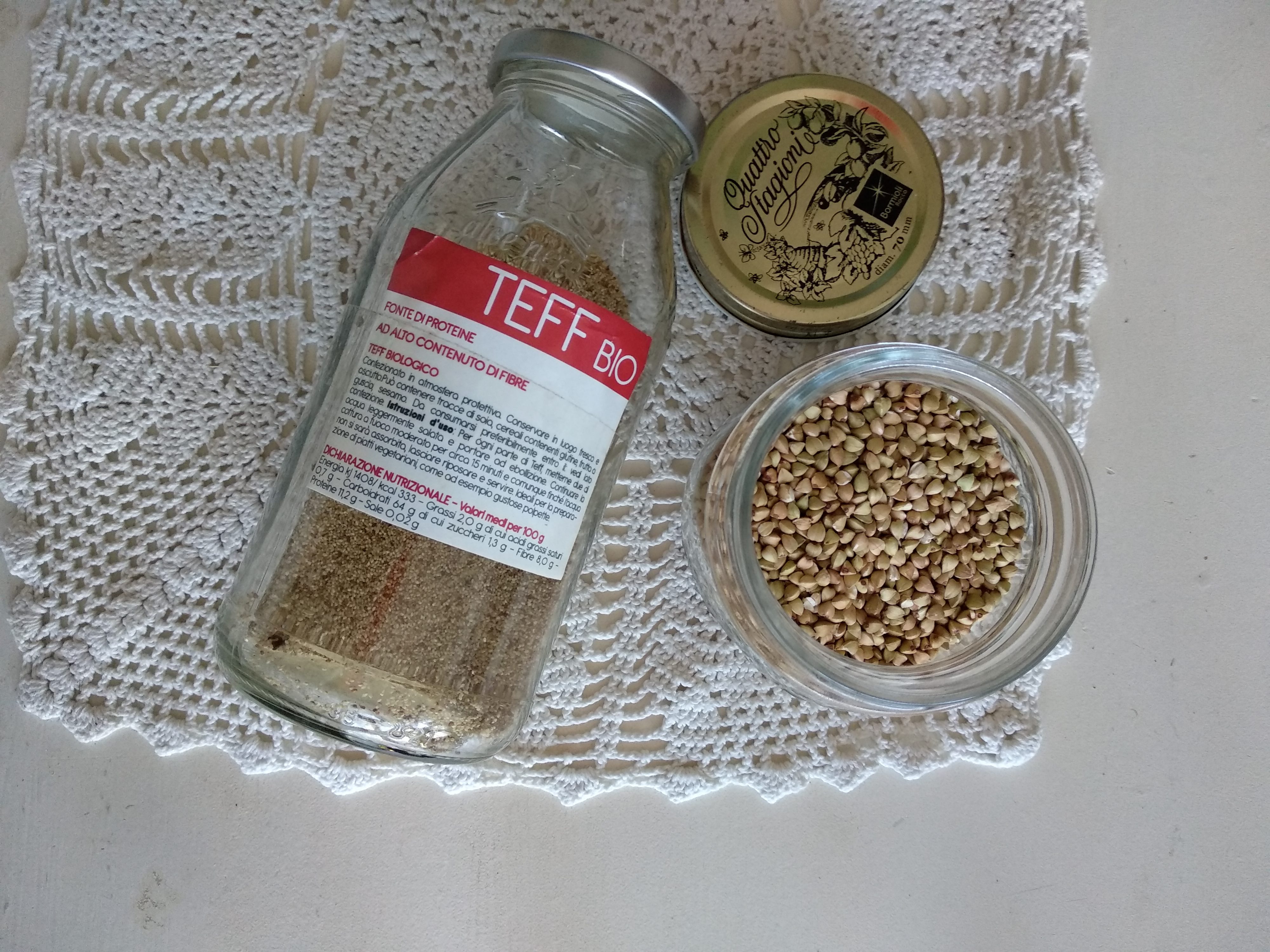 teff e grano saraceno - gluten free